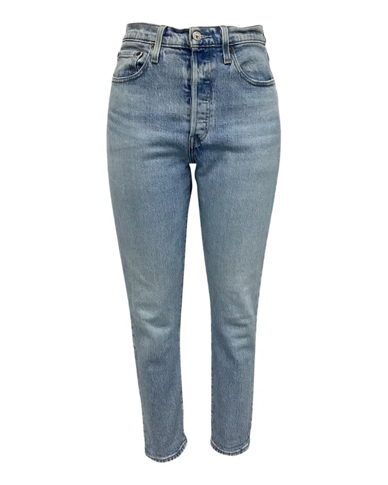 Levi's slim-fit cropped jeans - Blau Blau
