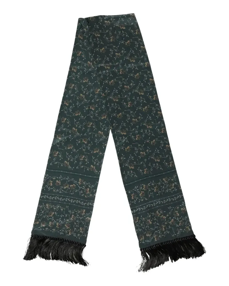 Dolce & Gabbana Schal mit Blumenmuster - Grün Grün