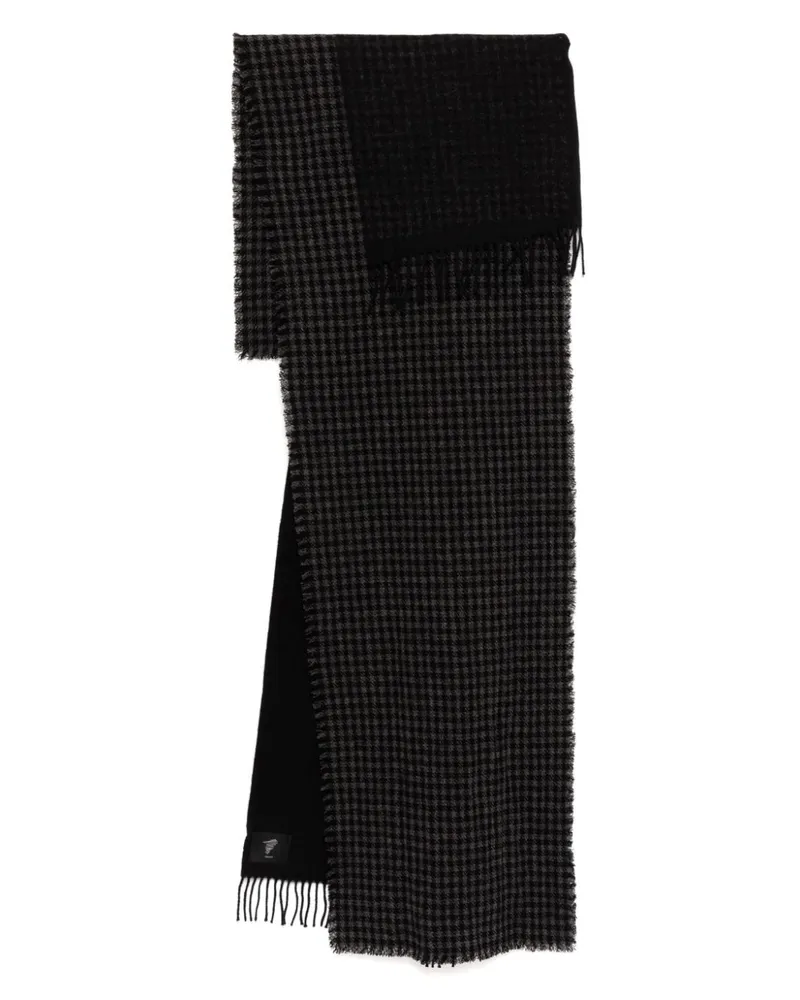 Yohji Yamamoto Schal mit Einsätzen - Schwarz Schwarz