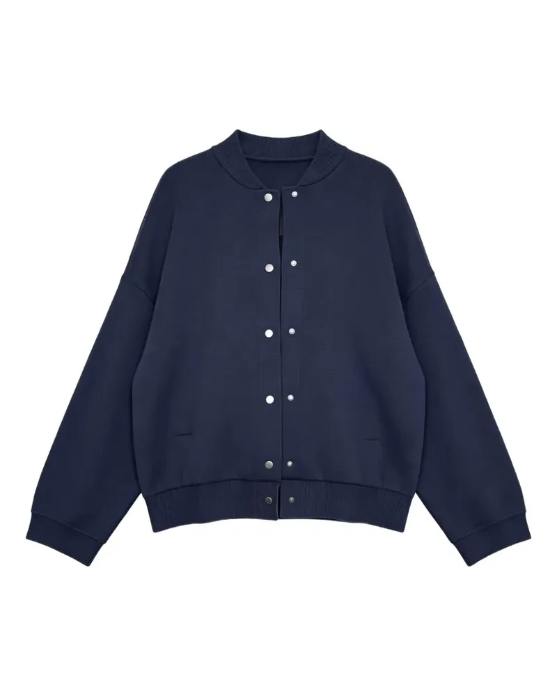 Brunello Cucinelli press-stud sweatshirt - Blau Blau
