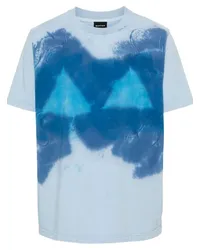 BOTTER T-Shirt mit Batikmuster Blau