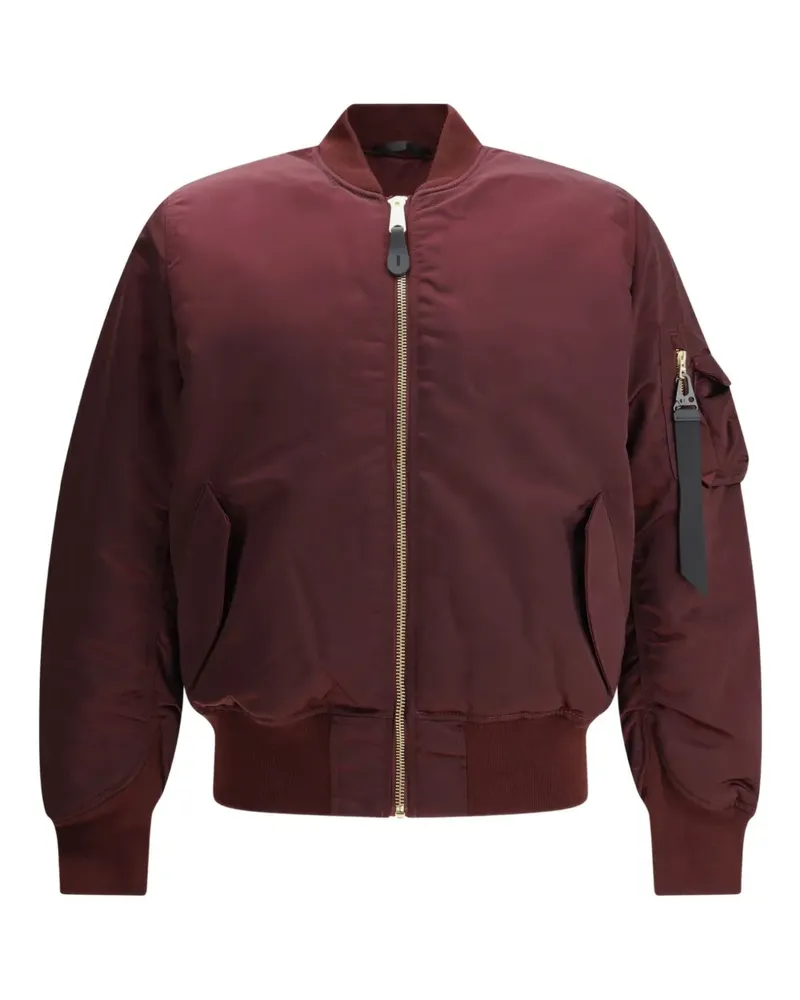 Alpha Industries Wendbare MA-1 3M Flight Jacke - Braun Braun