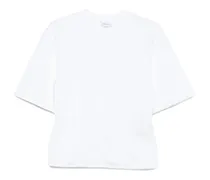 T-Shirt mit rundem Ausschnitt - Weiß