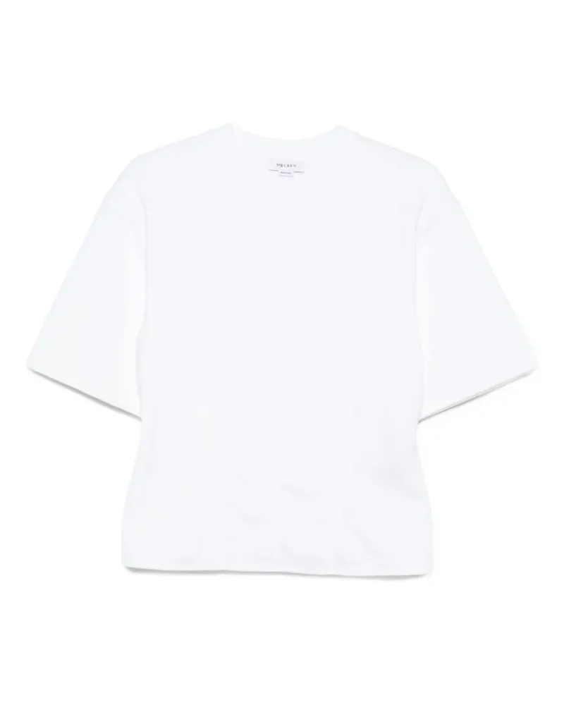 Alexander McQueen T-Shirt mit rundem Ausschnitt - Weiß Weiß