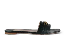 Whitney Sandalen mit Kroko-Effekt - Grün