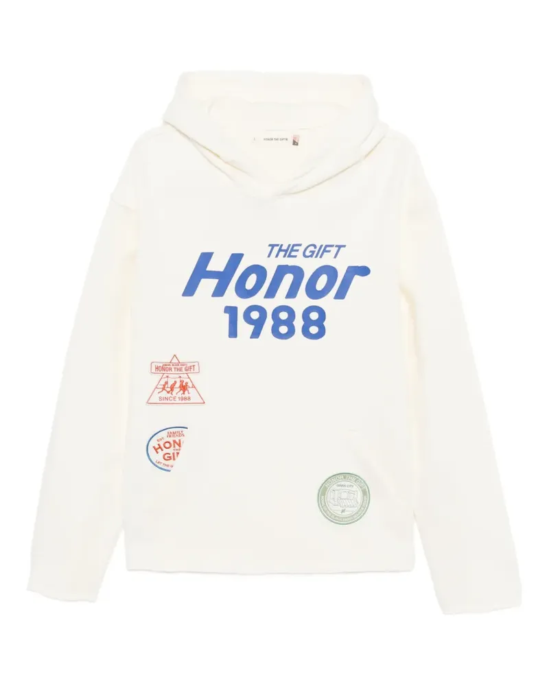 Honor The Gift Patchwork Party Hoodie - Nude Nude