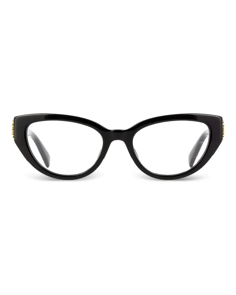 Moschino cat-eye-frame glasses - Schwarz Schwarz