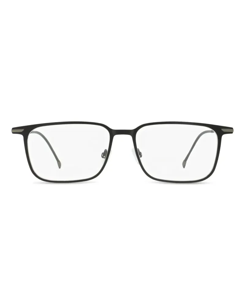 HUGO BOSS Brille mit eckigem Gestell - Schwarz Schwarz