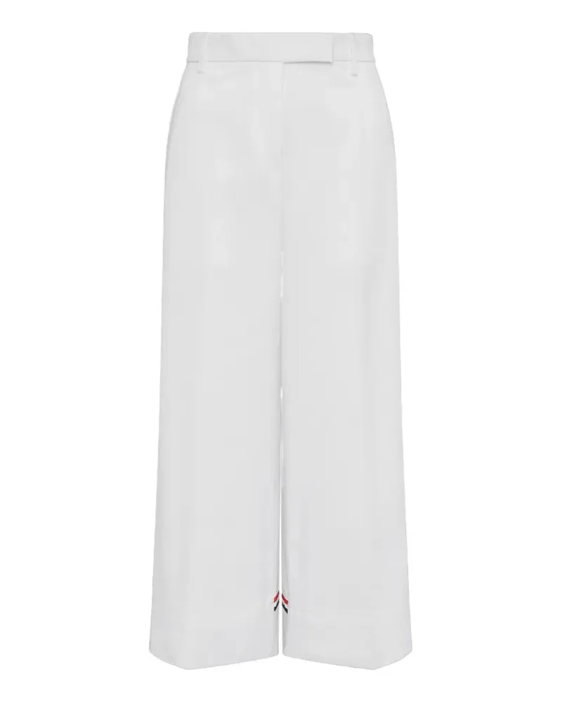 Thom Browne Chino aus Gabardine - Weiß Weiß
