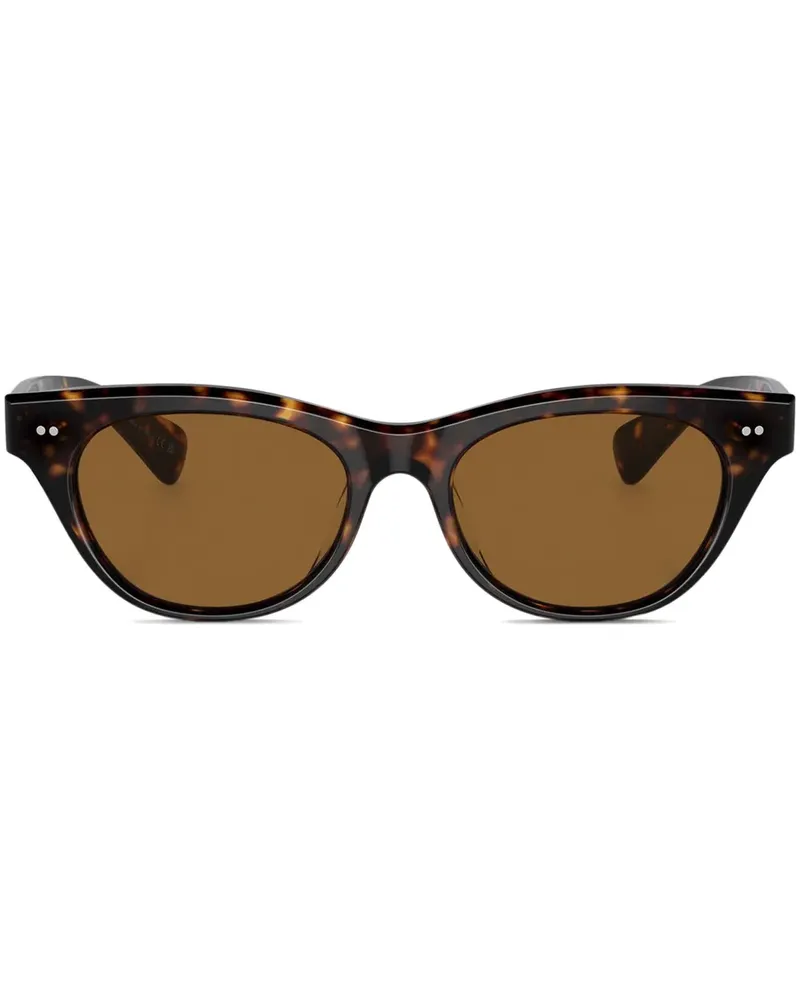 Oliver Peoples Avelin Sonnenbrille - Braun Braun