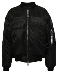 VETEMENTS Blackout Racing Bomberjacke Schwarz