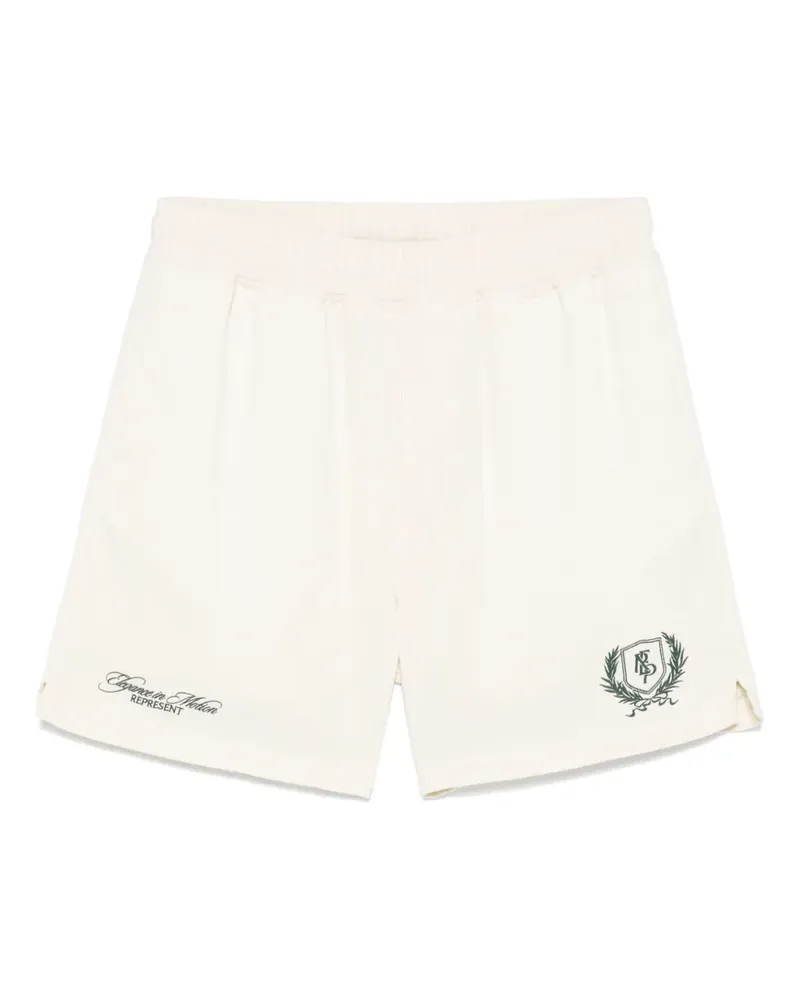 REPRESENT Shorts mit Logo-Stickerei - Nude Nude
