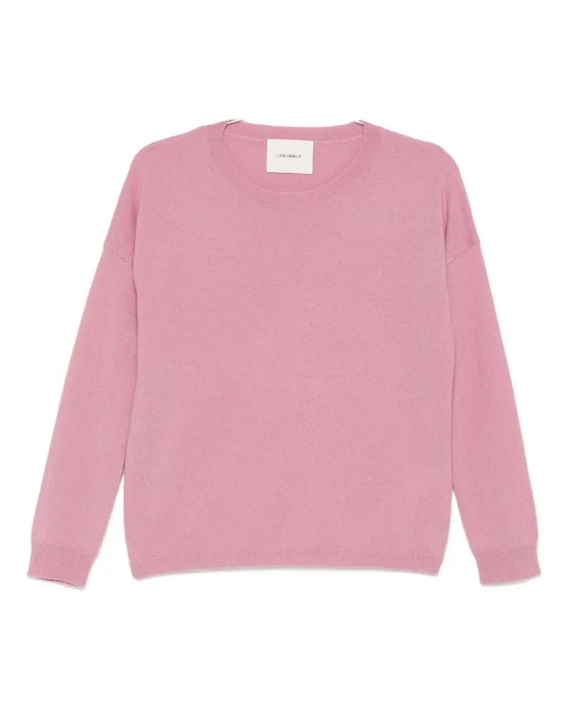 Lisa Yang Dea crew-neck sweater - Rosa Rosa