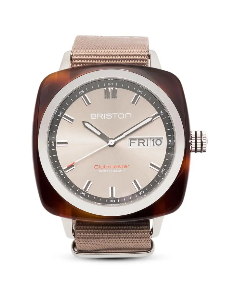 BRISTON Clubmaster Sport HMS Date 42mm - Nude Nude