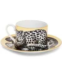 Fornasetti High Fidelity Teetasse Gelb