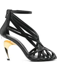 Alexander McQueen Armadillo Sandalen 95mm Schwarz