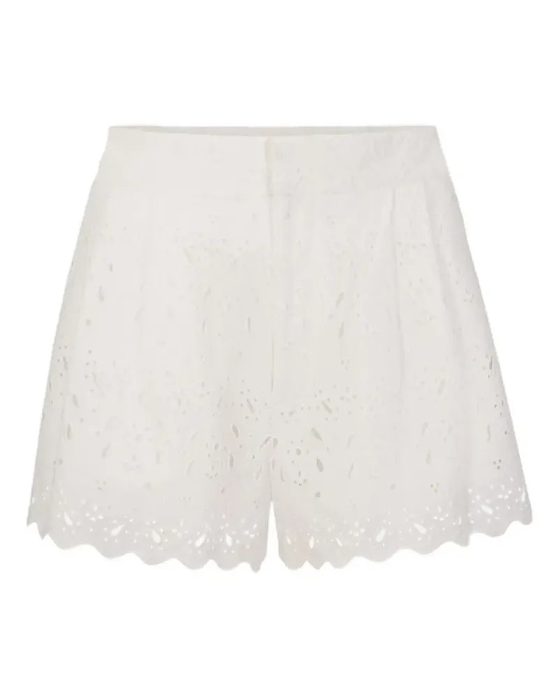 Frame Denim Shorts mit Paisleymuster - Weiß Weiß
