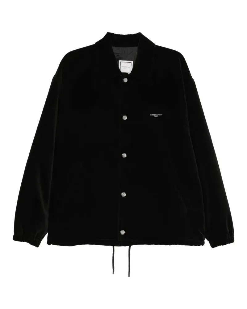 Wooyoungmi velvet chore jacket - Schwarz Schwarz