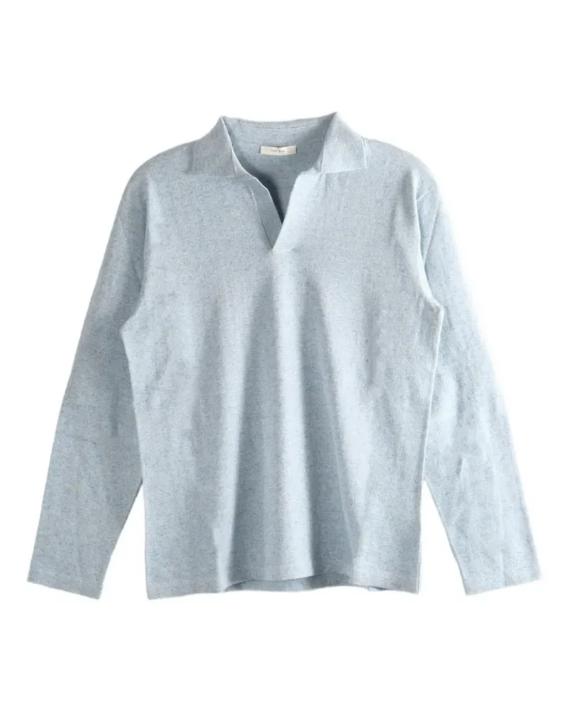 The Row Niosa V-neck top - Blau Blau