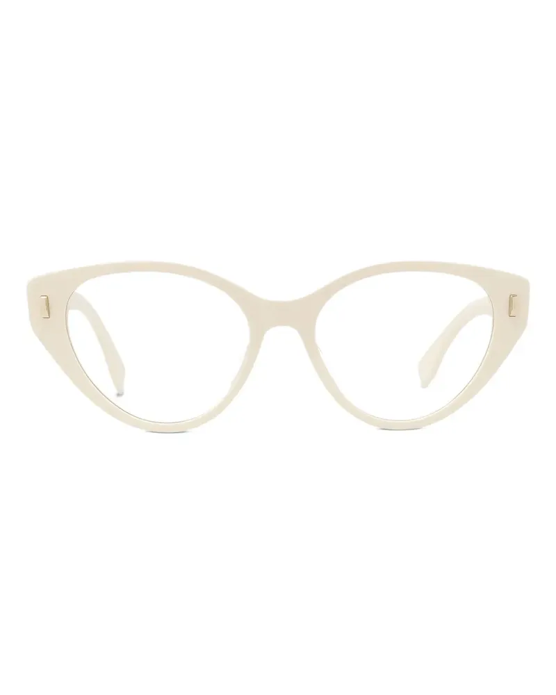 Fendi Brille mit Cat-Eye-Gestell - Nude Nude