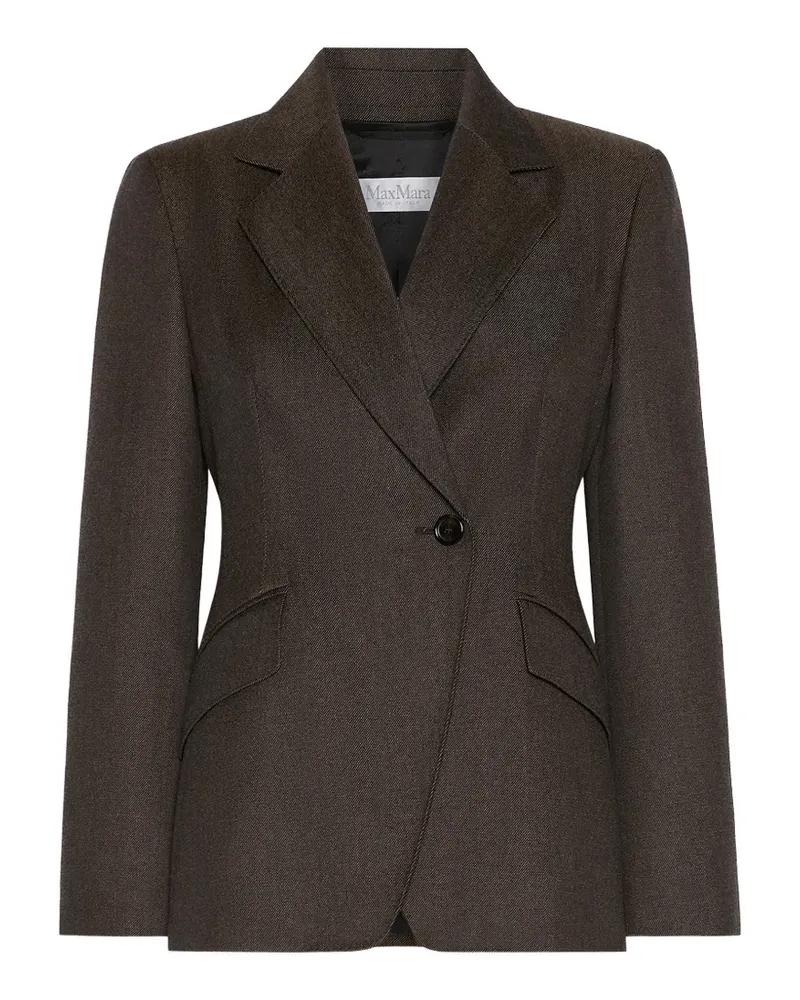 Max Mara Einreihiges Sakko - Braun Braun