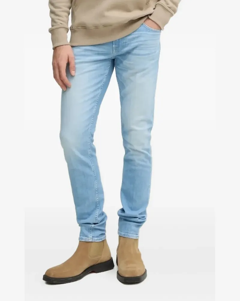 Guess Jeans mit Triangel-Logo - Blau Blau