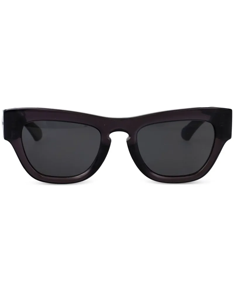 Burberry Sonnenbrille mit eckigem Gestell - Schwarz Schwarz