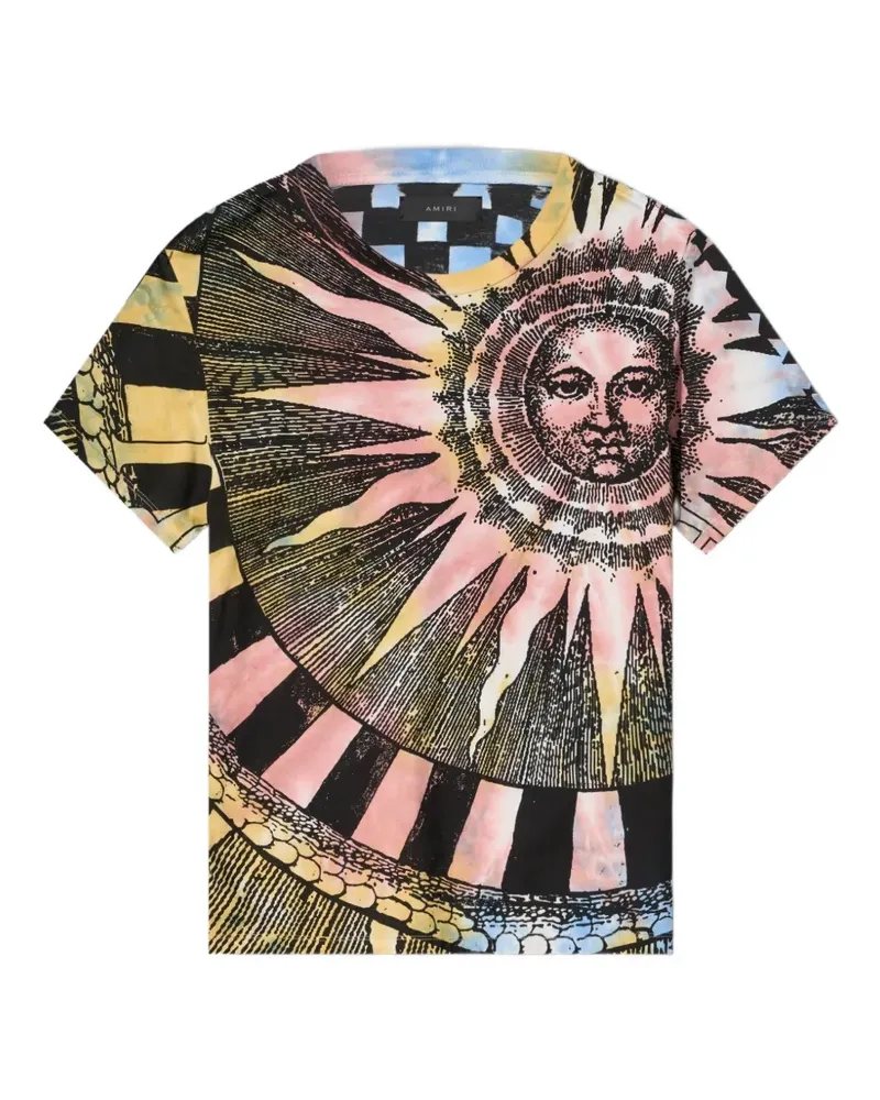 Amiri Sun and Moon T-shirt - Gold Gold