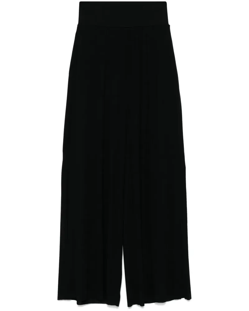 THOM KROM Hose mit weitem Bein - Schwarz Schwarz