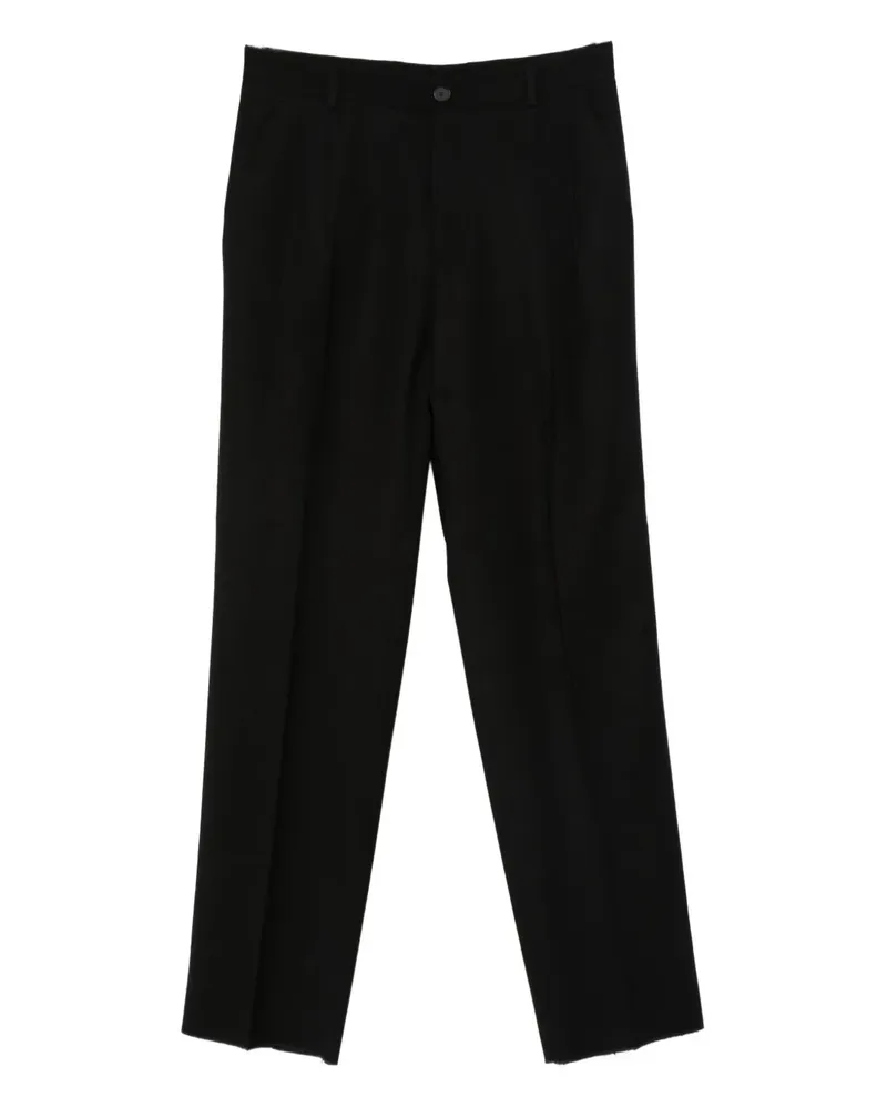 Manuel Ritz flannel trousers - Schwarz Schwarz