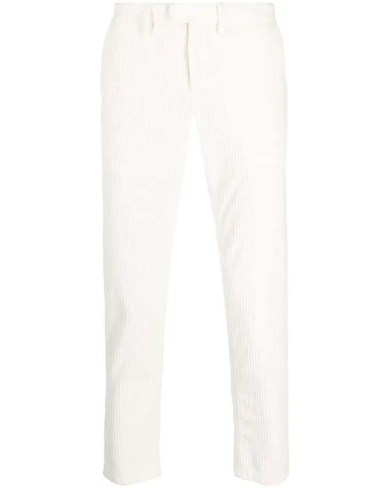 Dondup Gerippte Tapered-Hose - Weiß Weiß