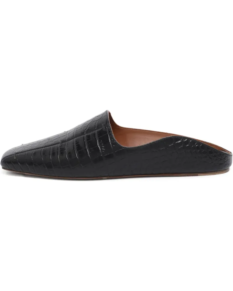 Malone Souliers x Deveaux New York Mules - Schwarz Schwarz
