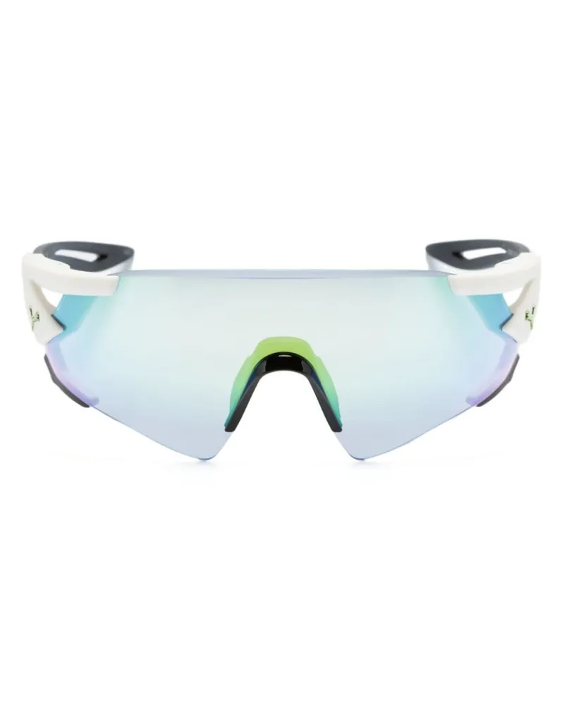 Puma Sonnenbrille mit Oversized-Gestell - Weiß Weiß