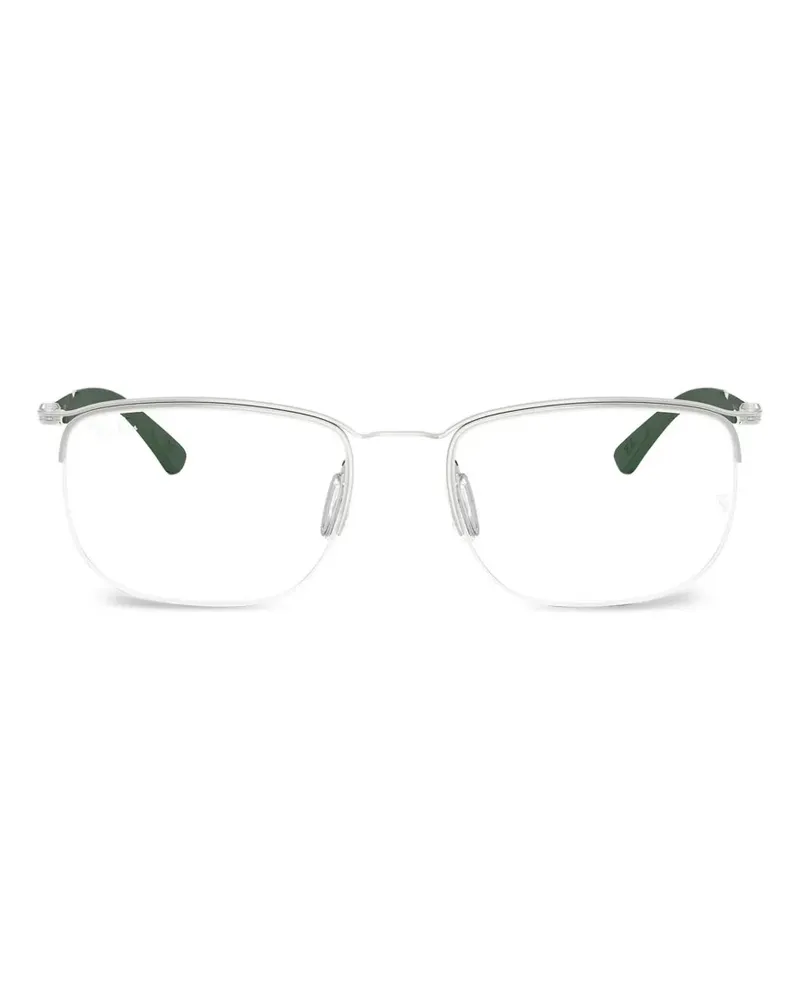 Ray Ban Brille mit eckigem Gestell - Silber Silber