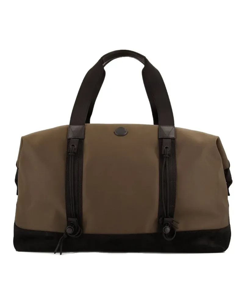 Moncler Tech Duffle Reisetasche mit doppeltem Reißverschluss - Grün Grün