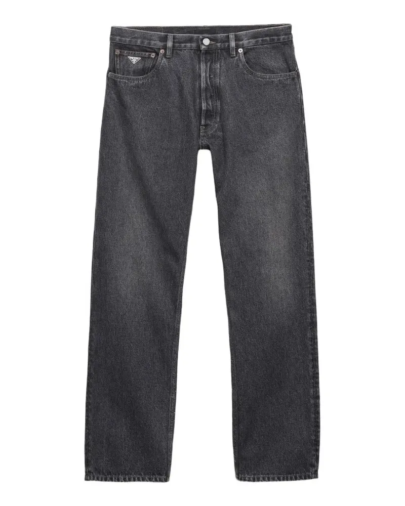 Prada Jeans im Vintage-Look - Grau Grau