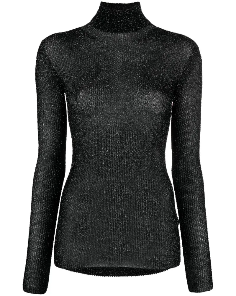 Isabel Marant Izzi Lurex-Pullover - Schwarz Schwarz