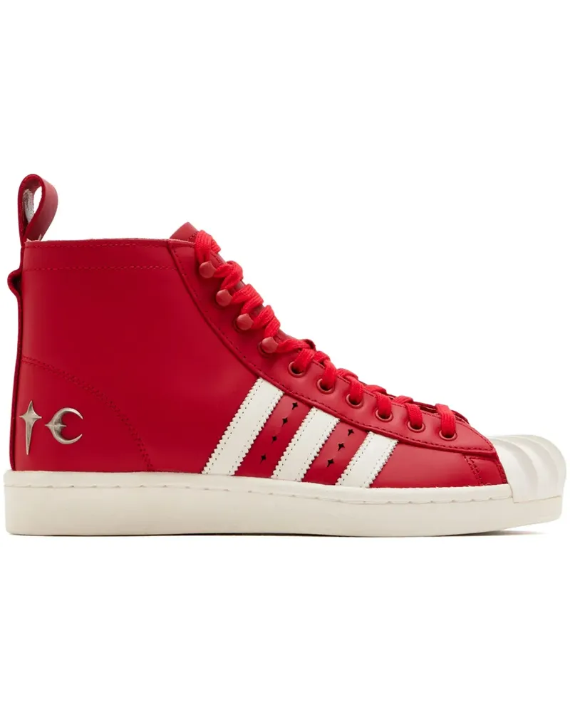 adidas Klassische High-Top-Sneakers - Rot Rot