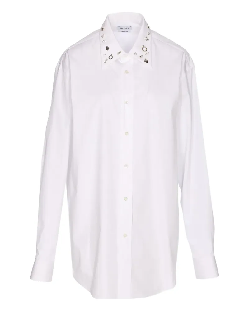 Alexander McQueen Hemd mit Nieten - Weiß Weiß