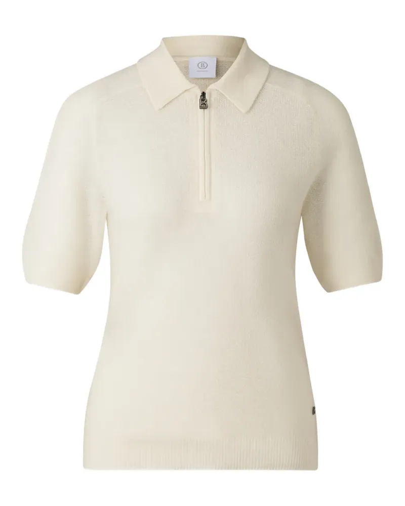 Bogner Shari raglan-sleeve polo top - Nude Nude