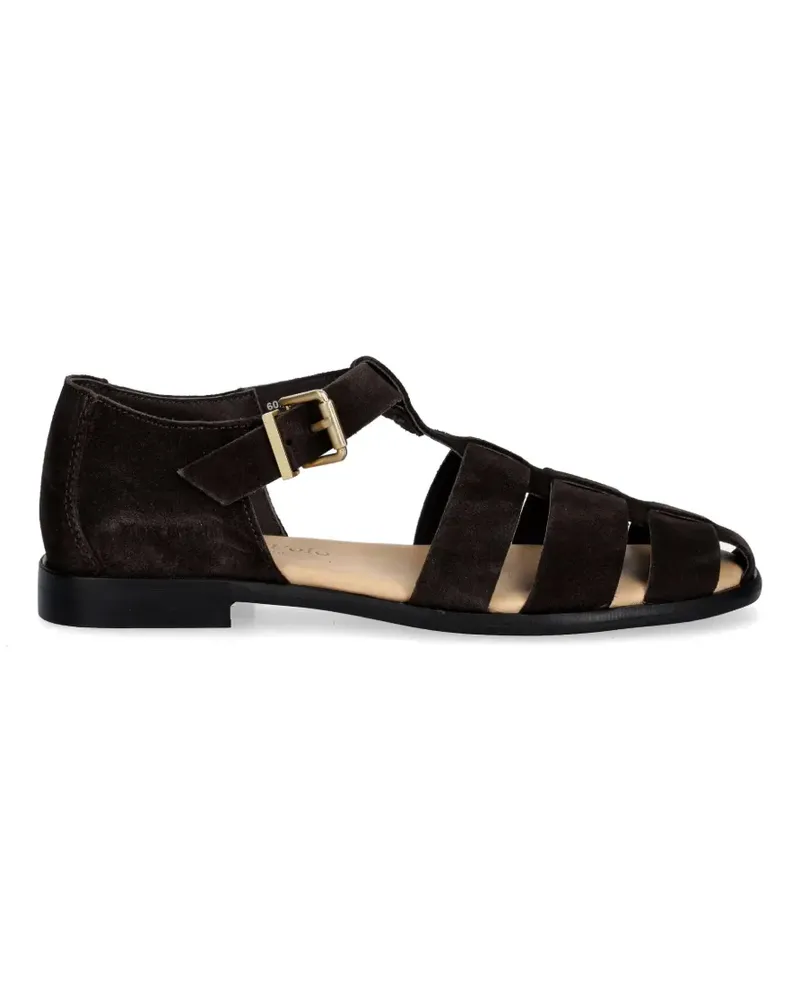 Marc O'Polo cage-strap buckle-fastening sandals - Braun Braun