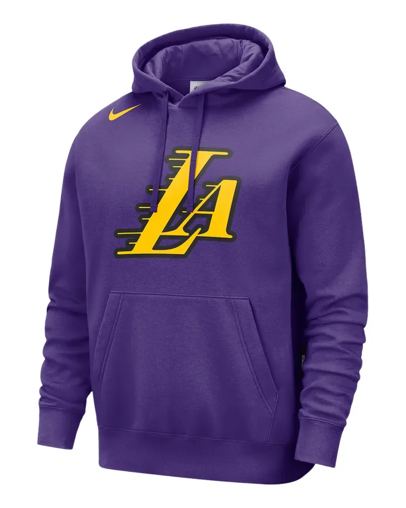 Nike NBA Los Angeles Lakers City Edition Hoodie - Violett Violett