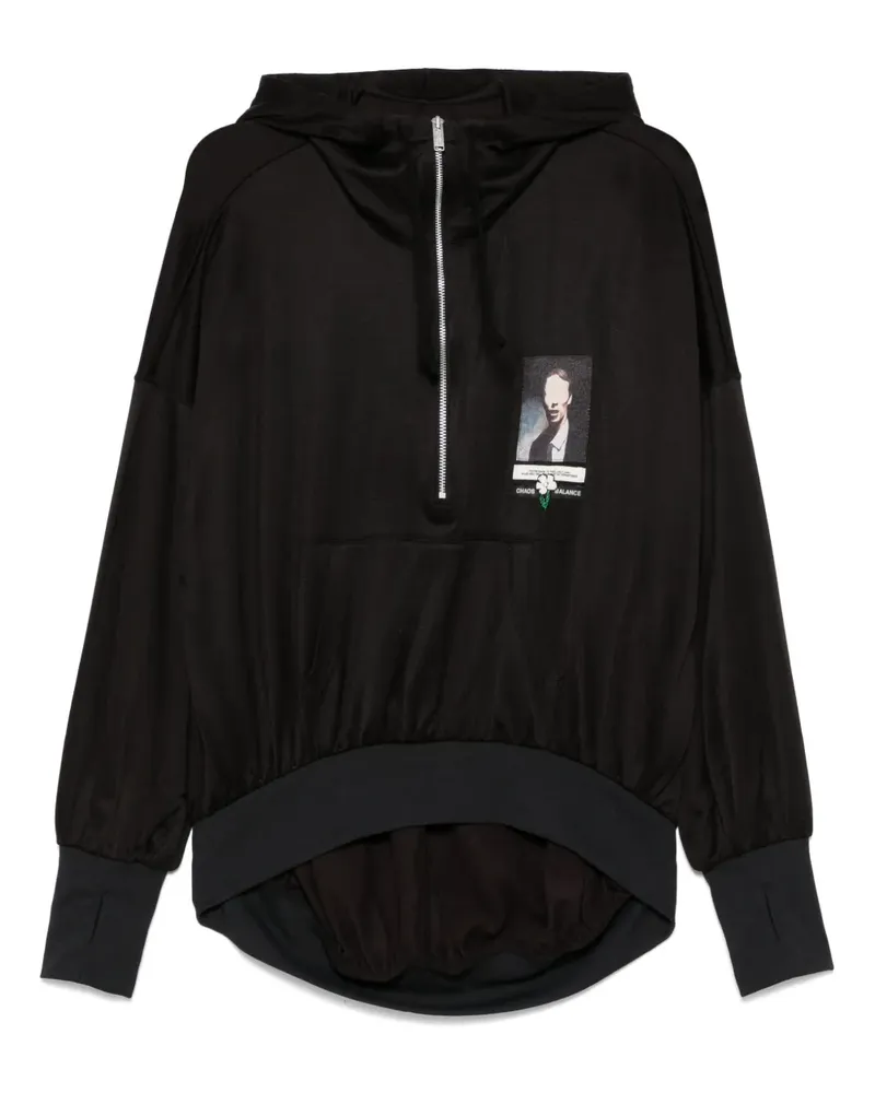 Undercover Hoodie mit Patch - Schwarz Schwarz
