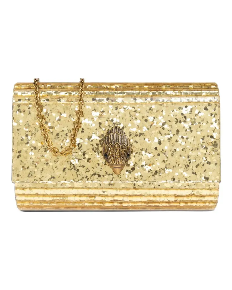 Kurt Geiger French Party Eagle Clutch - Gold Gold