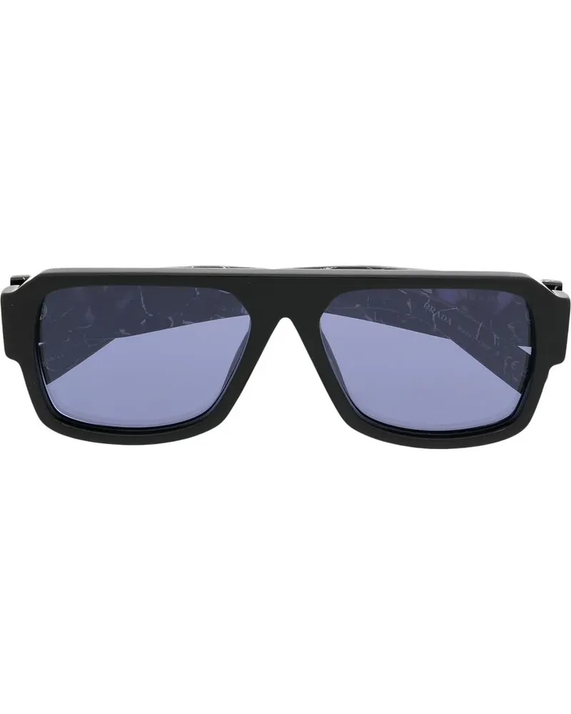 Prada Eckige Sonnenbrille - Blau Blau