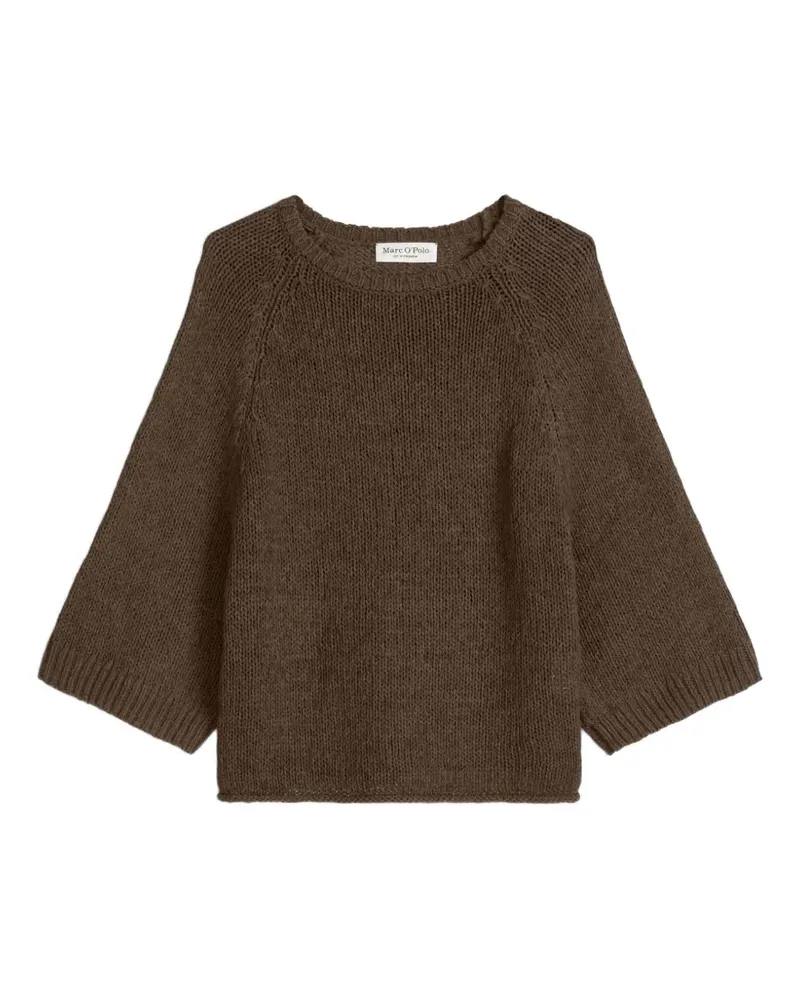 Marc O'Polo bell-sleeve sweater - Braun Braun