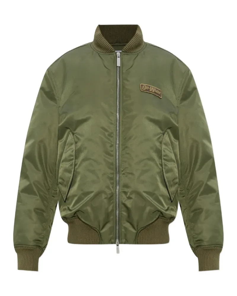 OFF-WHITE Insulated 'Bomber' Jacket - W941|GREEN W941