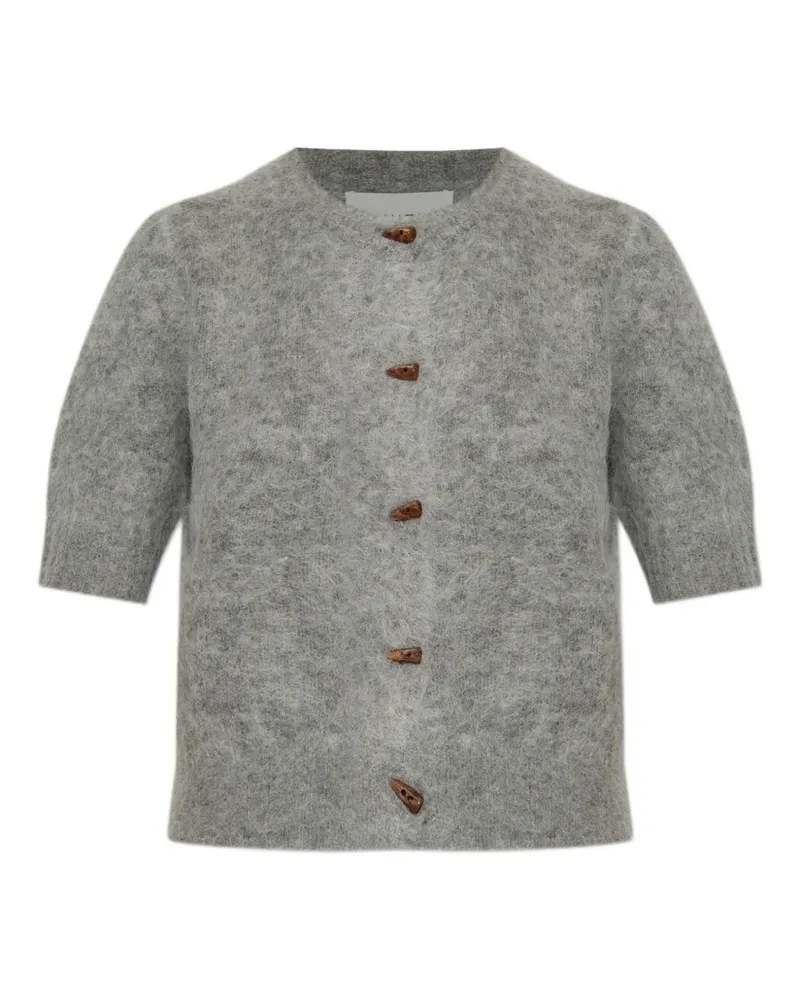 MUNTHE Kurzärmeliger Cardigan - Grau Grau