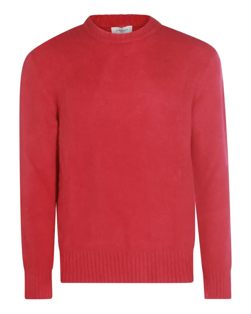 Piacenza Cashmere Pullover mit rundem Ausschnitt - Rot Rot
