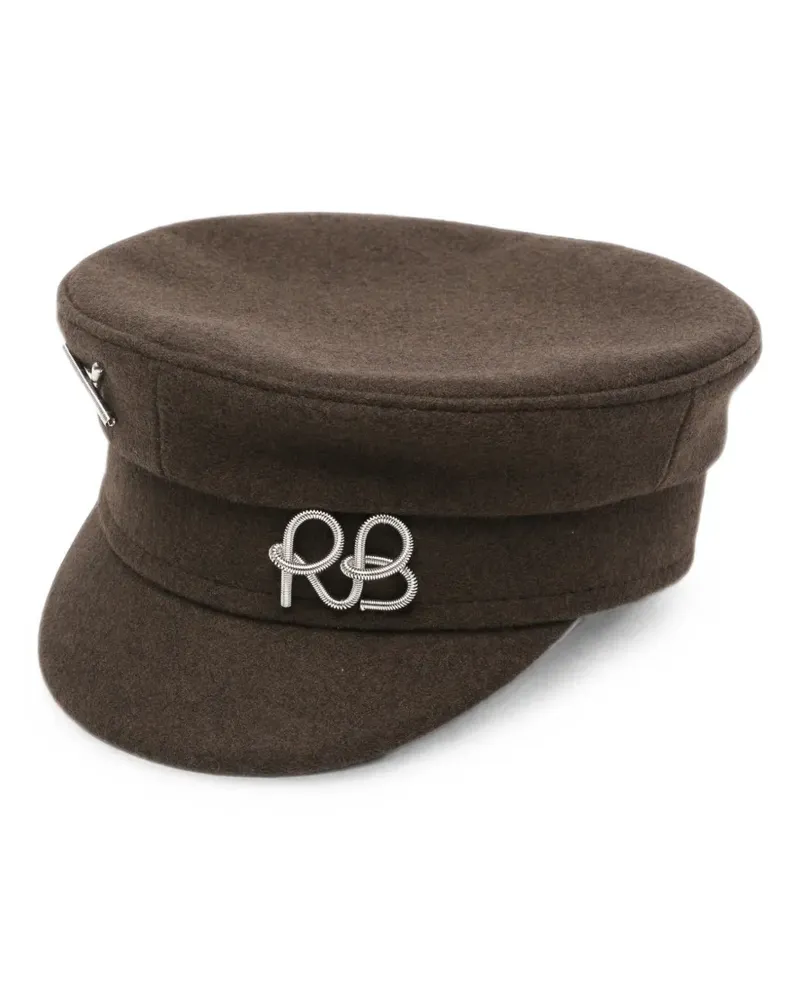 RUSLAN BAGINSKIY Baseballkappe mit Logo-Verzierung - Braun Braun